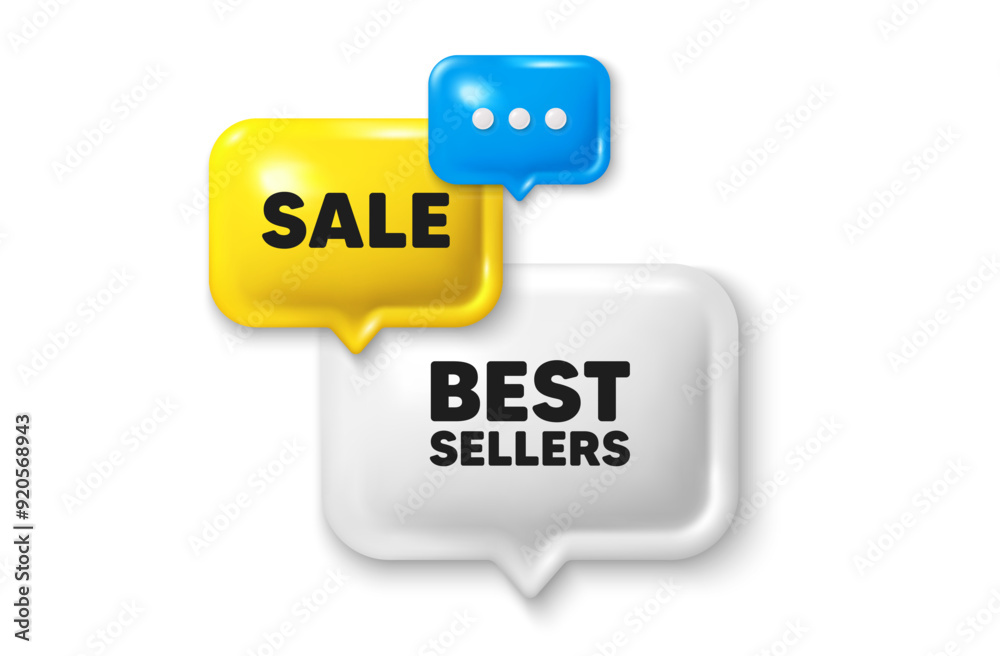 Discount speech bubble offer 3d icon. Best sellers tag. Special offer price sign. Advertising discounts symbol. Best sellers discount offer. Speech bubble sale banner. Discount balloon. Vector Discount speech bubble offer 3d icon. Best sellers tag. Special offer price sign. Advertising discounts symbol. Best sellers discount offer. Speech bubble sale banner. Discount balloon. Vector