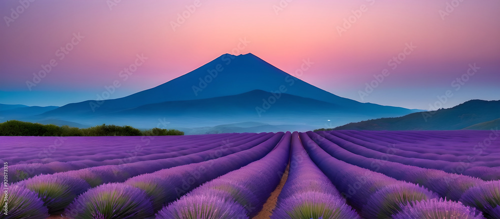 sunrise in the mountains of lavendar sunrise in the mountains of lavendar
