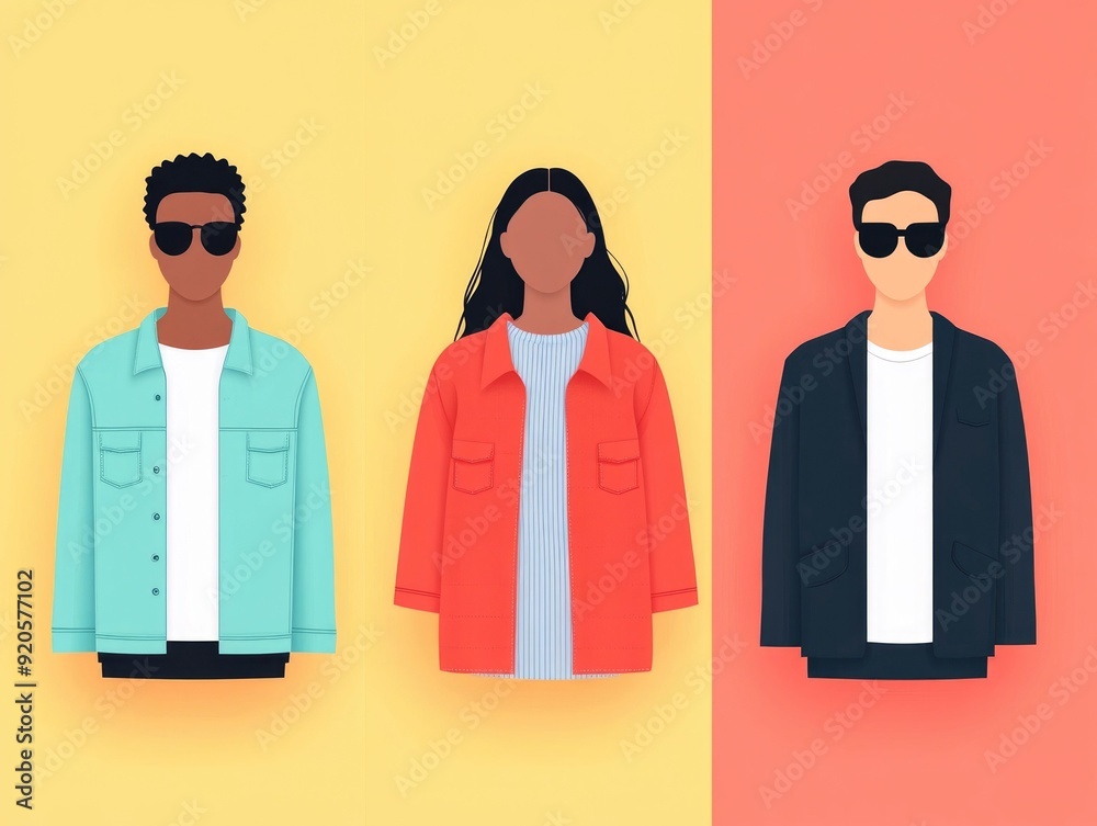 Diverse Model Representation in Apparel Ecommerce Flat Design for Online Retail Websites and Digital Marketing Campaigns Diverse Model Representation in Apparel Ecommerce Flat Design for Online Retail Websites and Digital Marketing Campaigns