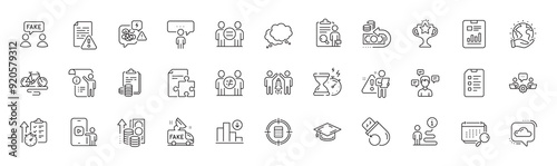 Victory, Graduation cap and Stress line icons. Pack of Support, Consulting business, Ethics icon. Flash memory, Save planet, Accounting pictogram. Partnership, Cash back, Calendar. Line icons. Vector
