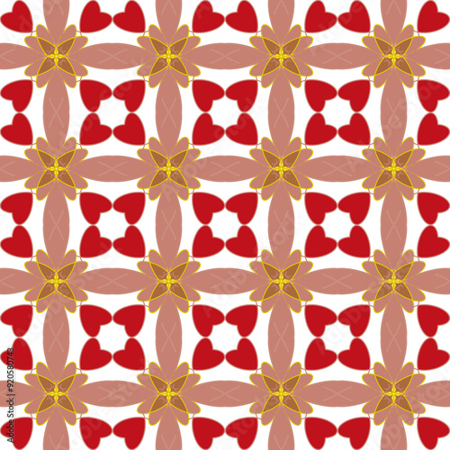 seamless pattern with flowers