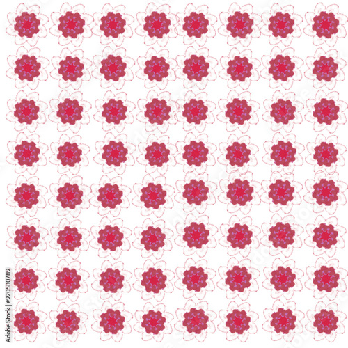 seamless pattern with flowers