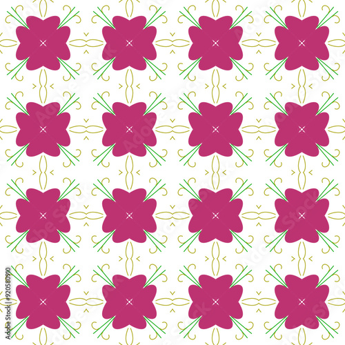seamless pattern with flowers