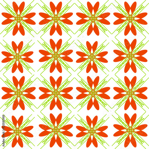 seamless pattern with flowers