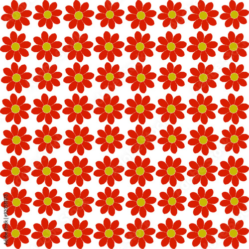 seamless pattern with flowers