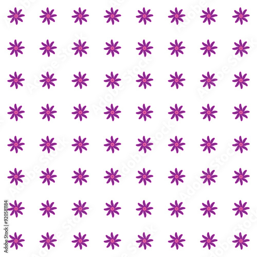 seamless pattern with pink flowers