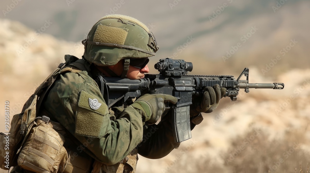 Israeli defense forces in action protecting their homeland in a military operation Israeli defense forces in action protecting their homeland in a military operation