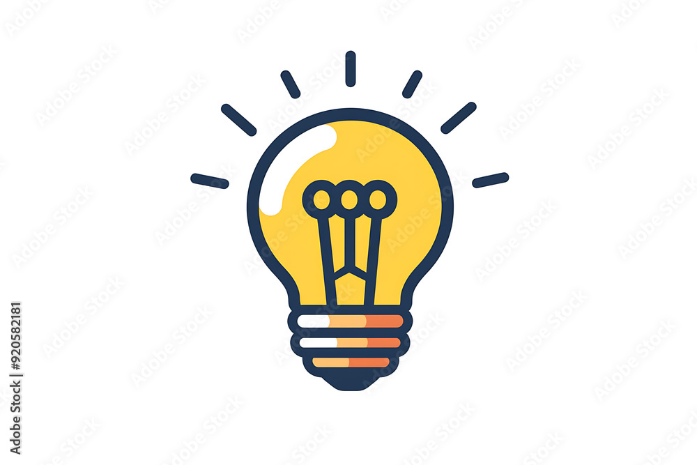 An icon of a light bulb symbolizing an idea, characterized by a simple and clean design. An icon of a light bulb symbolizing an idea, characterized by a simple and clean design.