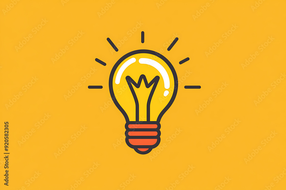 An icon of a light bulb symbolizing an idea, characterized by a simple and clean design. An icon of a light bulb symbolizing an idea, characterized by a simple and clean design.