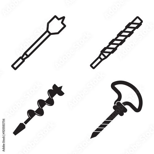 drill bit icon symbol