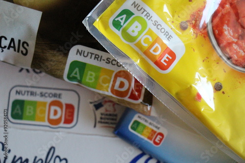 Nutri Score nutrition label symbol healthy eating for food