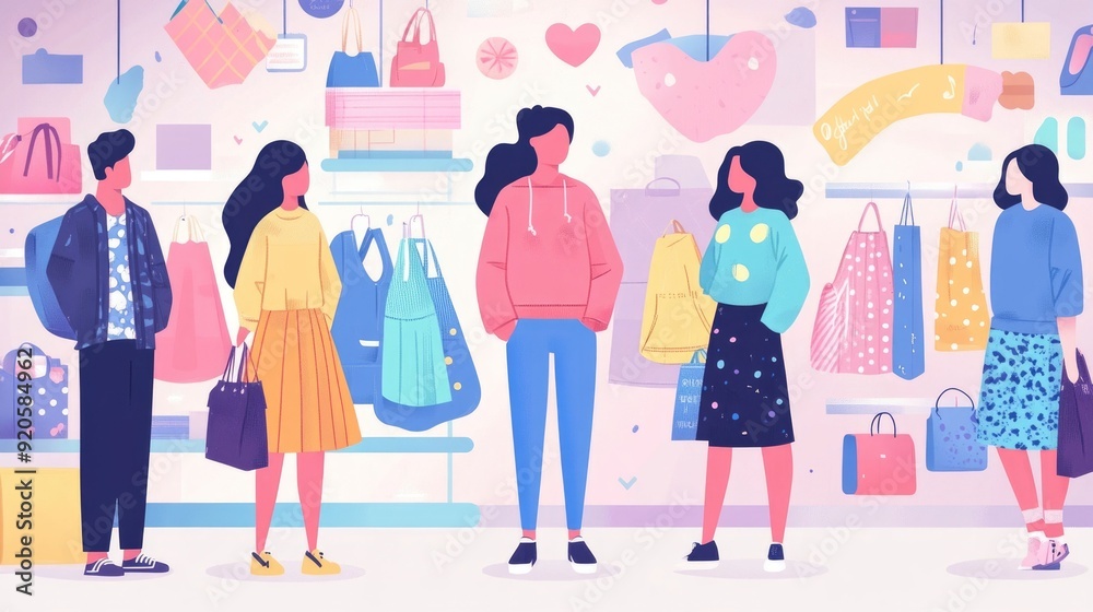 Flat Design of Influencer Marketing Strategies for Fashion Retail Brands and E commerce Platforms Promoting Brand Awareness Consumer Engagement Flat Design of Influencer Marketing Strategies for Fashion Retail Brands and E commerce Platforms Promoting Brand Awareness Consumer Engagement