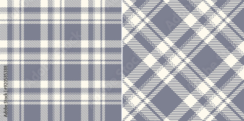 Vector checkered pattern. Tartan, textured seamless twill for flannel shirts, duvet covers, other autumn winter textile mills. Vector Format