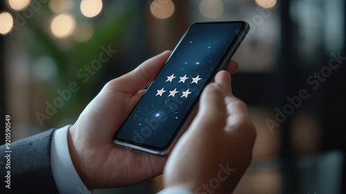 Wallpaper Mural person using smartphone Torontodigital.ca