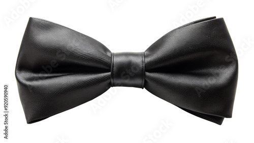 black bow tie isolated