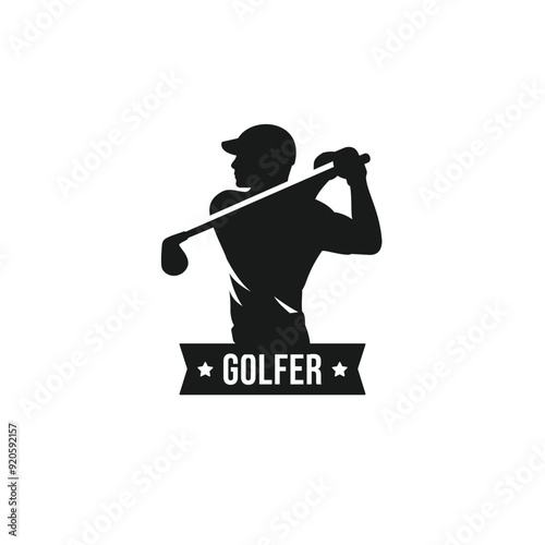Golf logo vector template illustration