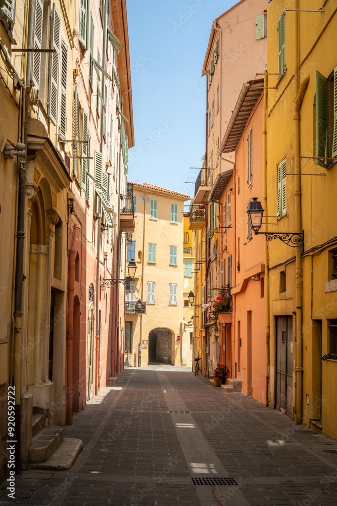 Fototapeta premium narrow street in old town