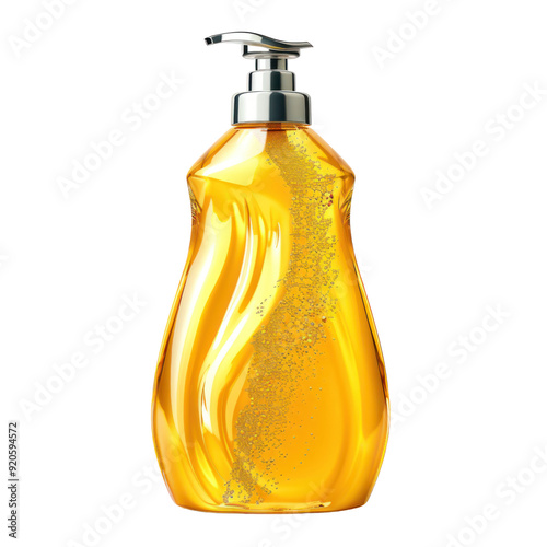 Obraz na płótnie Baby shampoo isolated white background, without shadow, single object, detailed, PNG dicut style. w salonie
