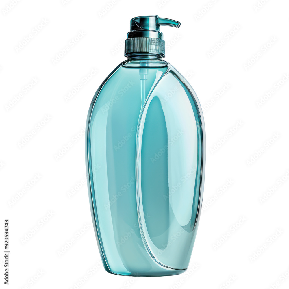 Baby shampoo isolated white background, without shadow, single object, detailed, PNG dicut style.