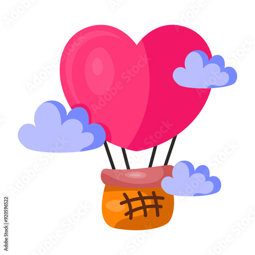 A beautiful design sticker of heart

