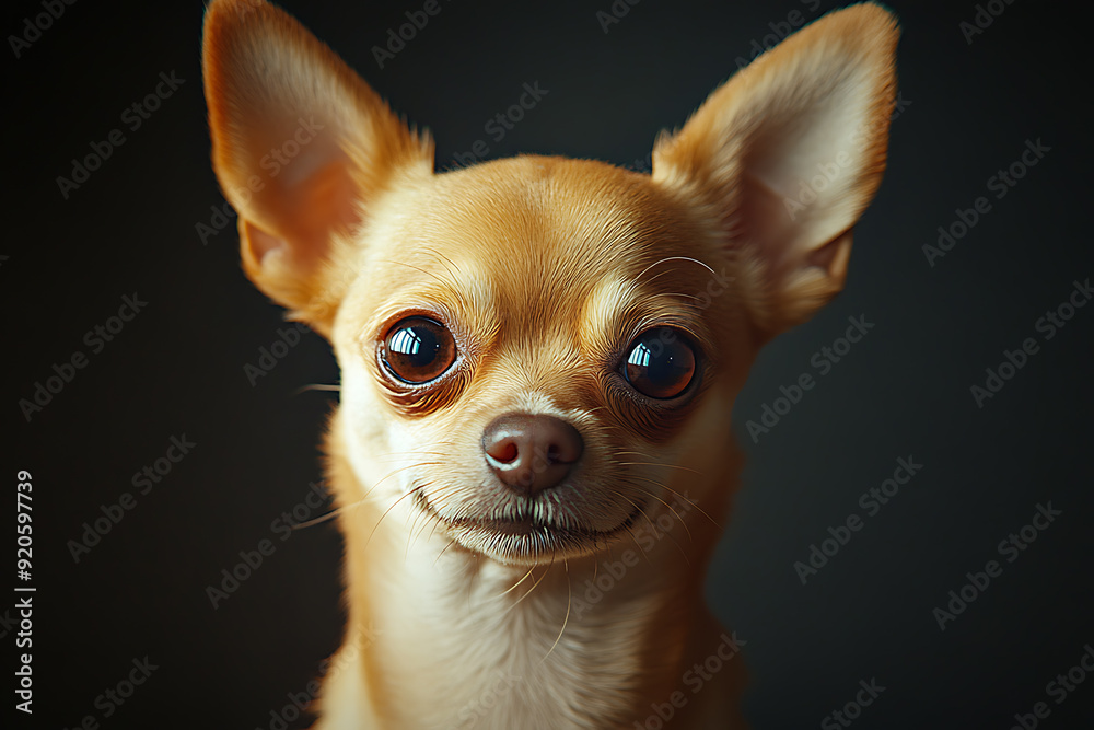 Chihuahua dog, with its characteristic small size and big personality Chihuahua dog, with its characteristic small size and big personality