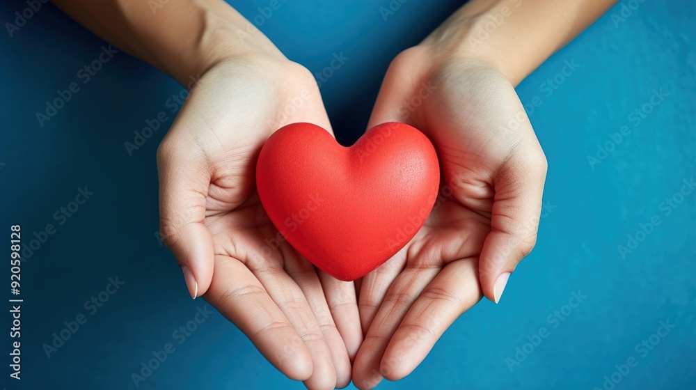 hands holding heart hands holding heart