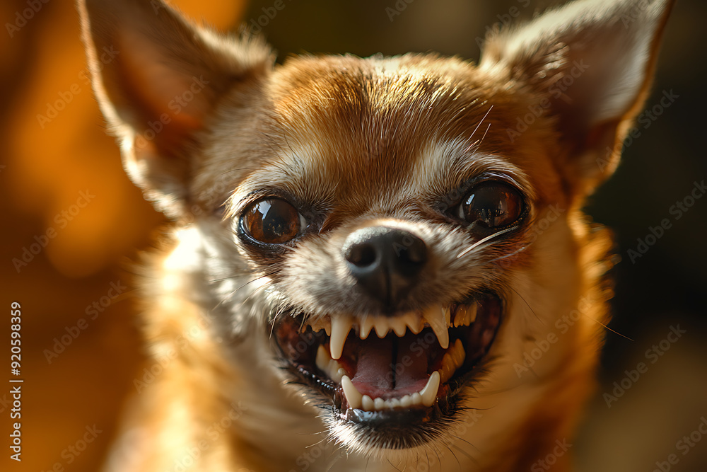 Chihuahua dog, with its characteristic small size and big personality Chihuahua dog, with its characteristic small size and big personality