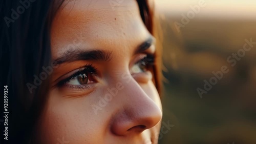 A hopeful visionary eyes closed in a moment of deep reflection and envisioning a better tomorrow for all.