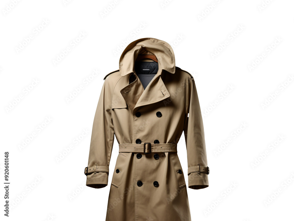 a tan trench coat with black buttons a tan trench coat with black buttons