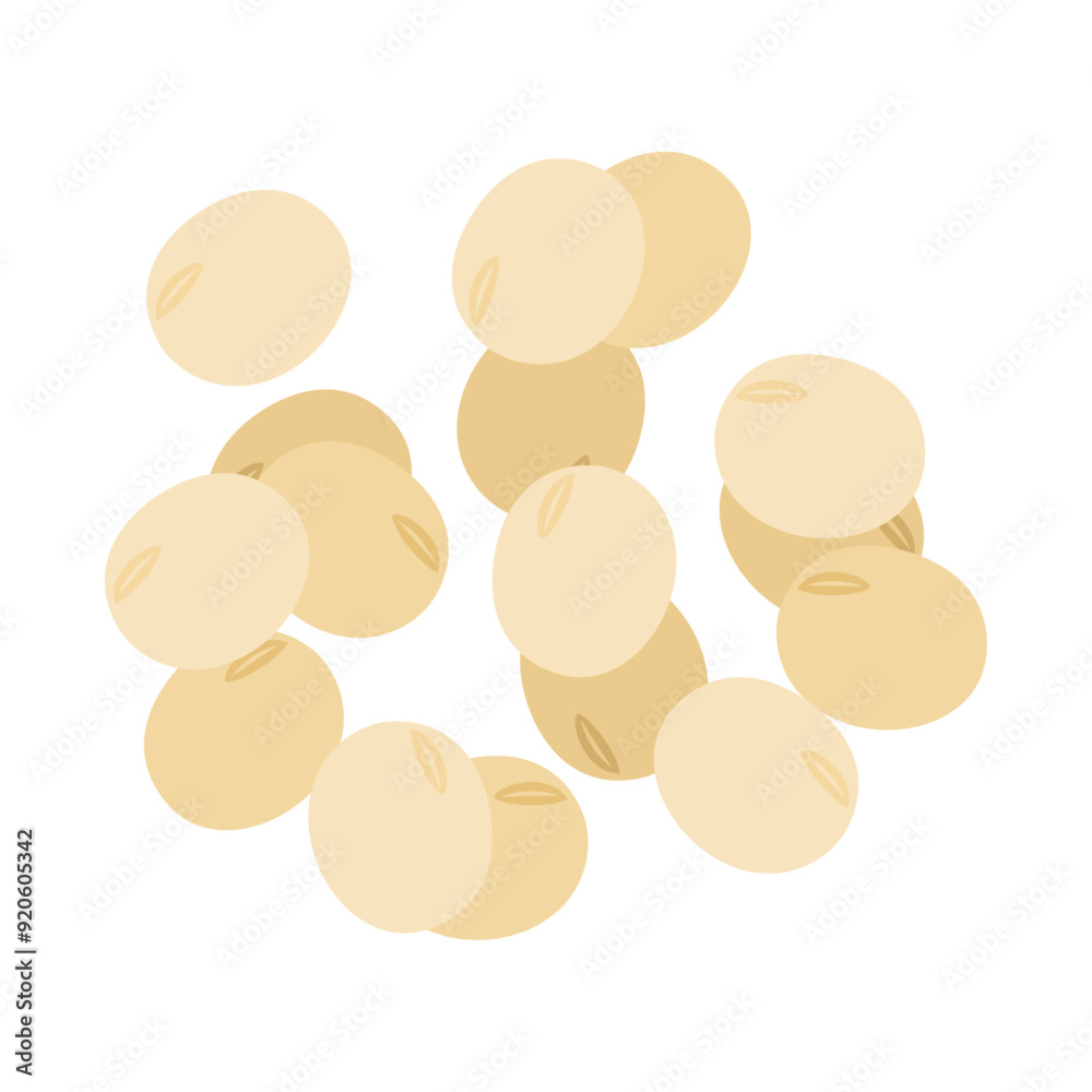 丸大豆。フラットなベクターイラスト。
Soy beans. Flat vector illustration. 丸大豆。フラットなベクターイラスト。
Soy beans. Flat vector illustration.