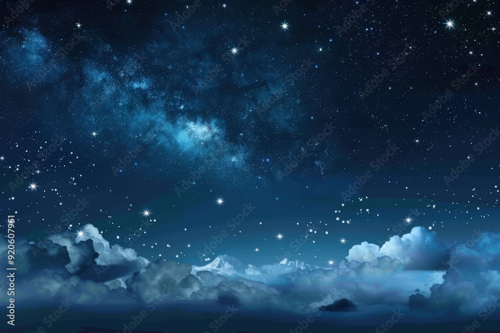 Naklejka premium Cosmic Cataclysm. Sci-fi wallpaper. Beautiful simple AI generated image in 4K, unique.