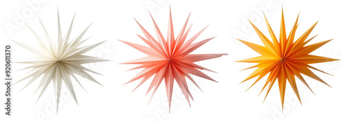 Starburst isolated on transparent background