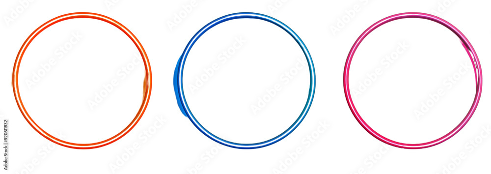 Round frame isolated on transparent background Round frame isolated on transparent background