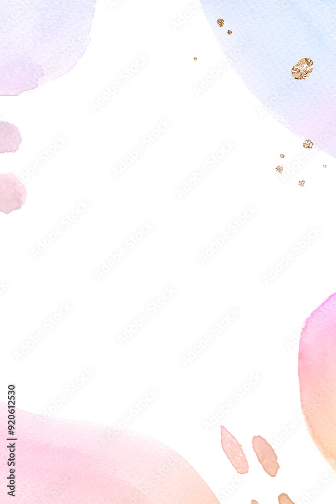 Pastel watercolor patterned background design element Pastel watercolor patterned background design element