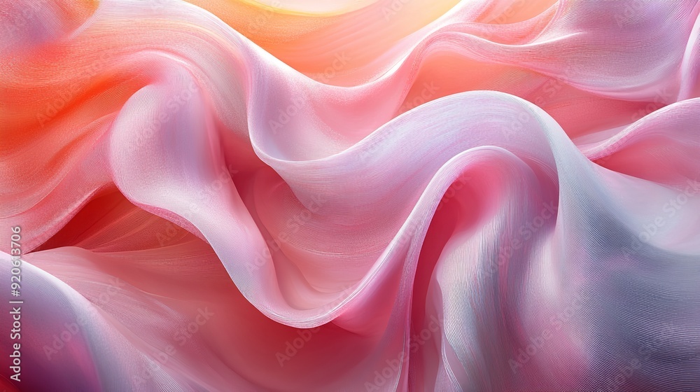 Obraz premium Soft gradient background in pastel colors
