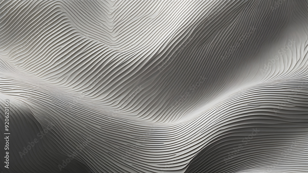 A minimalist 3D rendering featuring a subtle wave pattern with smooth gradients and gentle lighting, creating a calm and refined background perfect for PPT cover pages. A minimalist 3D rendering featuring a subtle wave pattern with smooth gradients and gentle lighting, creating a calm and refined background perfect for PPT cover pages.