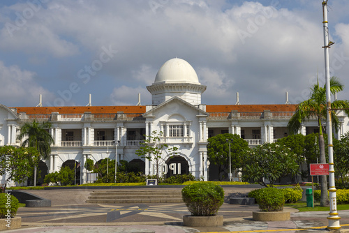 Railway Station in the British colonial-era architecture, Perak, Ipoh, Malaysia