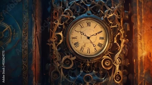 antique clock face