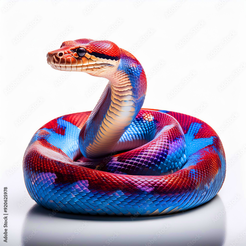 boa, coloré, couleuvre, reptiles, python, originale, animal, faune ...