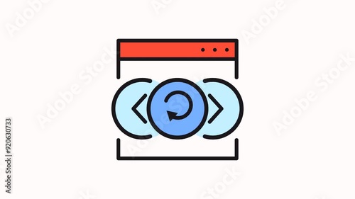 motion icon web navigation