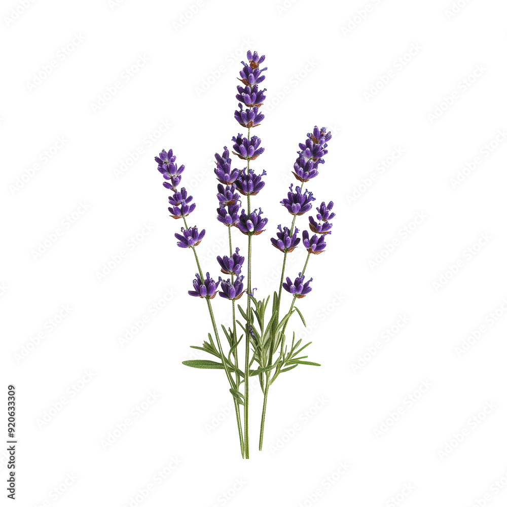 PNG Lavender flowers in a simple arrangement PNG Lavender flowers in a simple arrangement