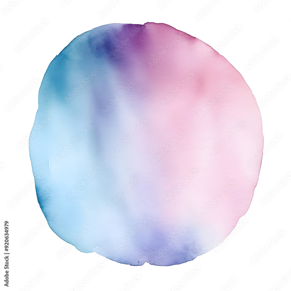 Vibrant Watercolor Gradient Patch on a Serene White Background Evoking a Captivating Atmosphere Vibrant Watercolor Gradient Patch on a Serene White Background Evoking a Captivating Atmosphere