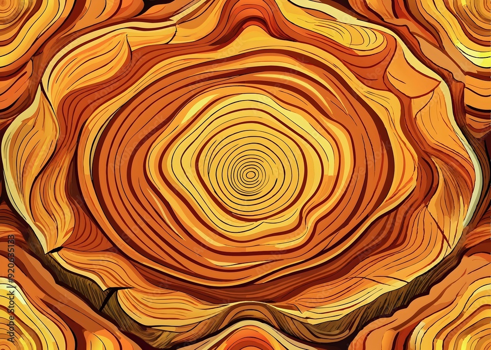 Textured Wood Grain Patterns Natural Warm Orange Yellow Colors Textured Wood Grain Patterns Natural Warm Orange Yellow Colors