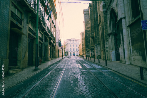 Early morning in Alfama, Lisbon