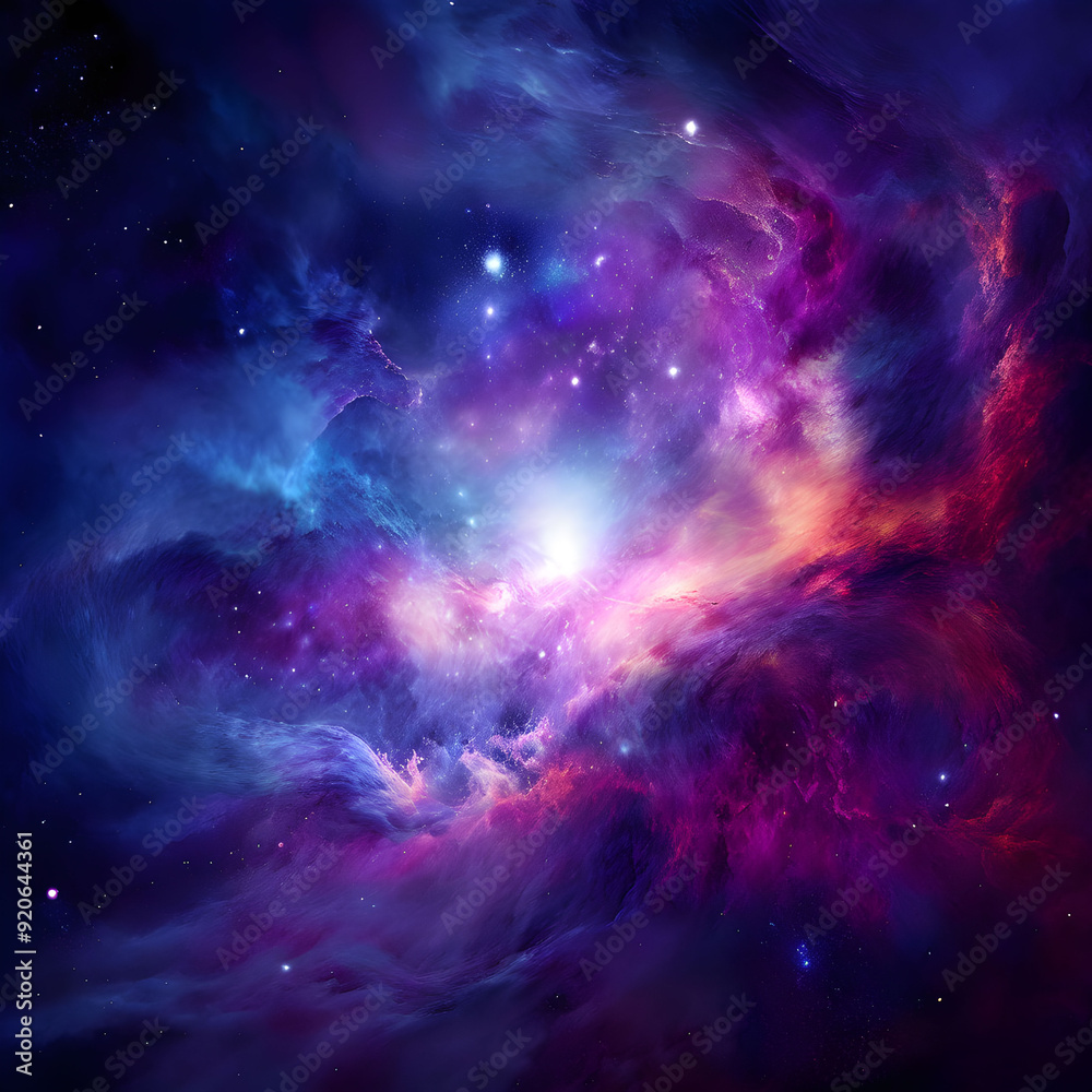 Naklejka premium Abstract Cosmos