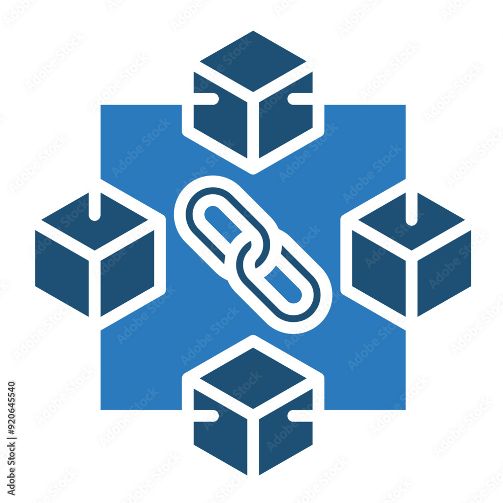 Blockchain Technology icon Blockchain Technology icon