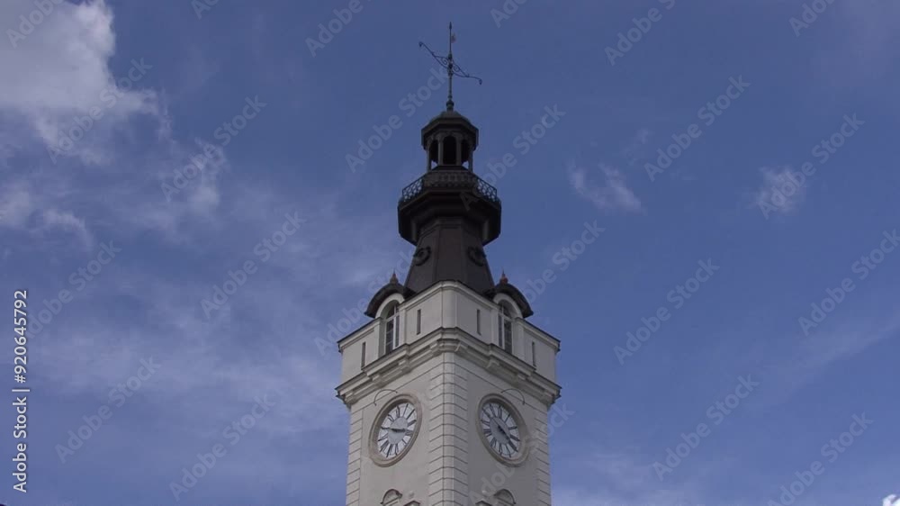 clouds on the background of the clock tower clouds on the background of the clock tower
