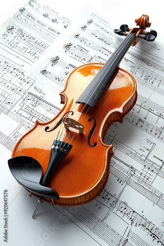 Violin and Sheet Music