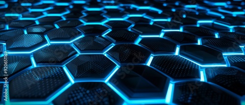  black carbon hexagon pattern