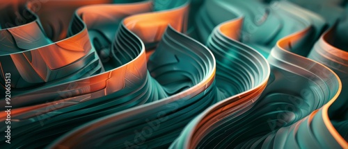3d render of colorful abstract background 